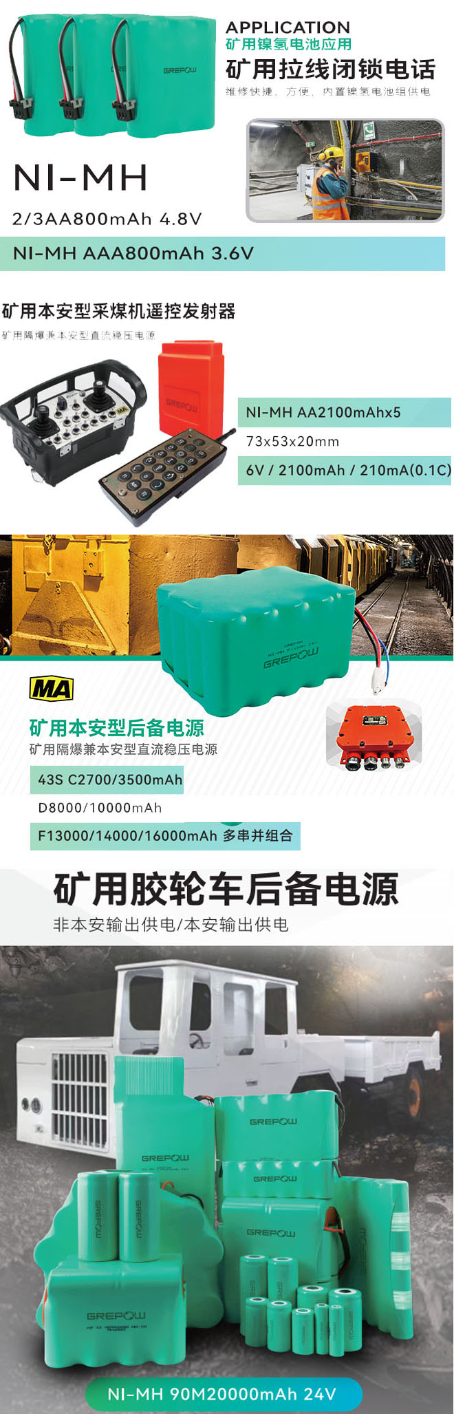 礦用鎳氫電池 礦用鎳氫電池